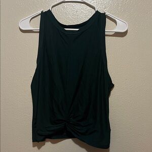 Green Sleeveless Women's Top